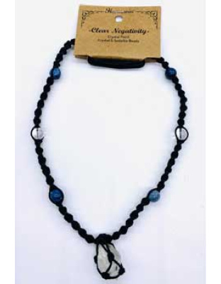Net Necklace Clear Negativity