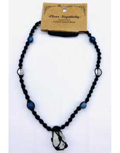 Net Necklace Clear Negativity
