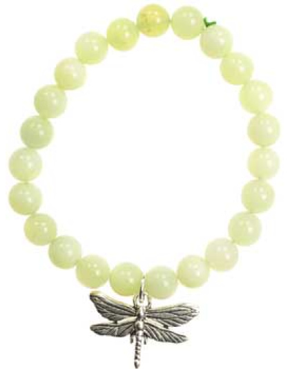 New Jade Serenity Dragonfly silver