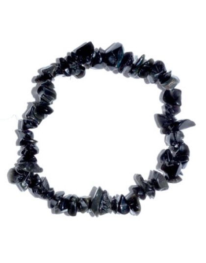 Obsidian, Black chip bracelet