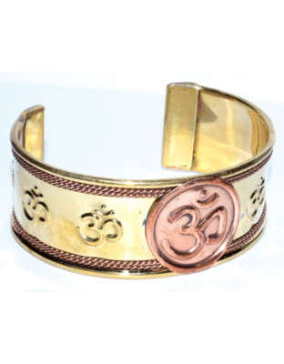 Om copper bracelet