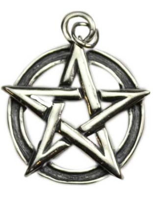 Pentacle pendant sterling