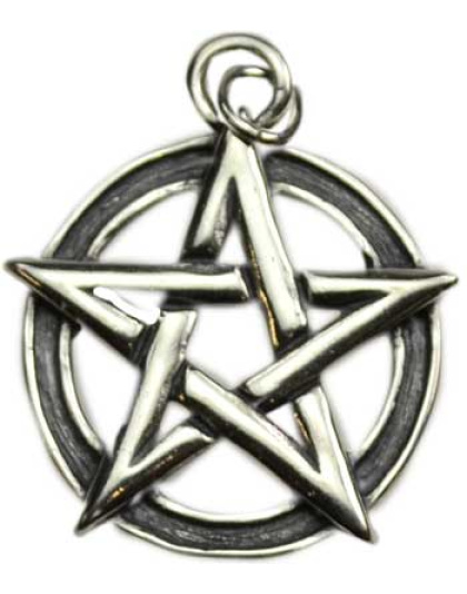 Pentacle pendant sterling