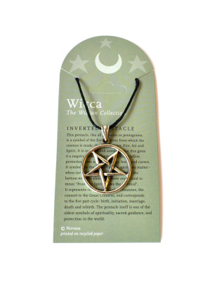 Pentagram Inverted pewter