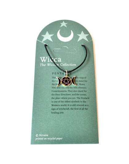 Pentagram Moons sterling silver