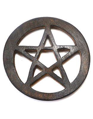 Pentagram altar tile 4"