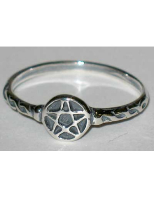 Pentagram ring size 7 sterling