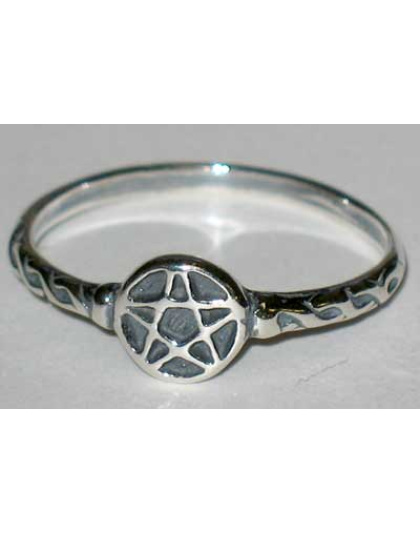Pentagram ring size 9 sterling