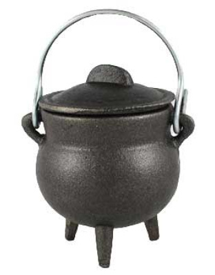Plain Cast Iron Cauldron 3"