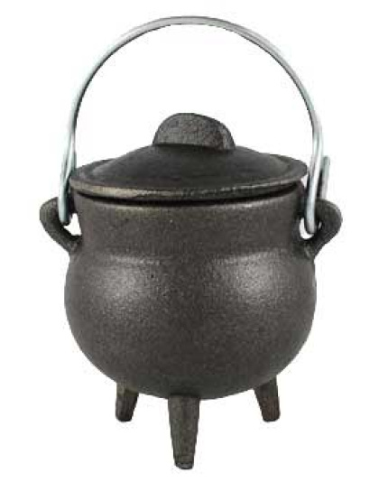 Plain Cast Iron Cauldron 3"