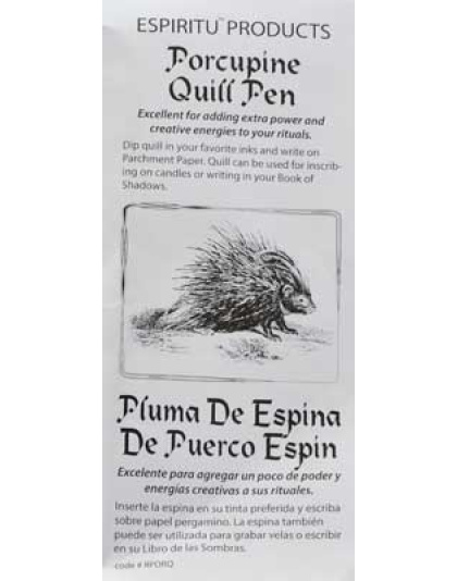 Porcupine Quill Pen