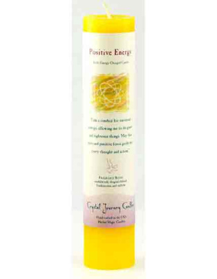 Positive Energy Reiki Charged Pillar Candle