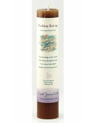 Problem Solving Reiki Charged Pillar Candle