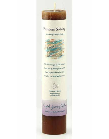 Problem Solving Reiki Charged Pillar Candle