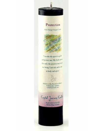Protection Reiki Charged Pillar Candle