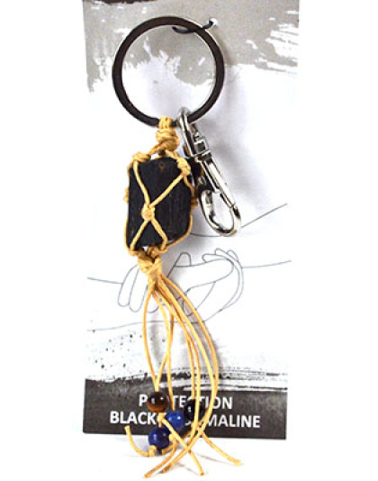 Protection/ Black Tourmaline keychain