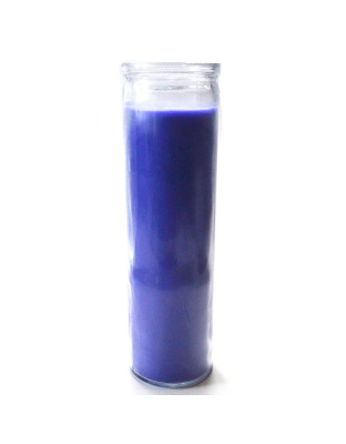 Purple 7-day jar candle
