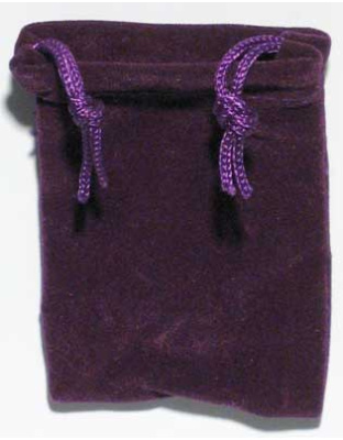 Purple Velveteen Bag