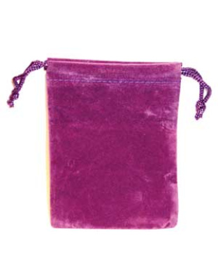 Purple Velveteen Bag