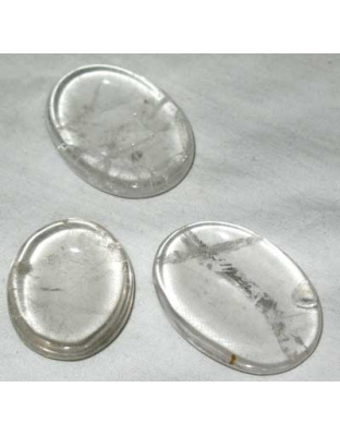 Quartz worry stone