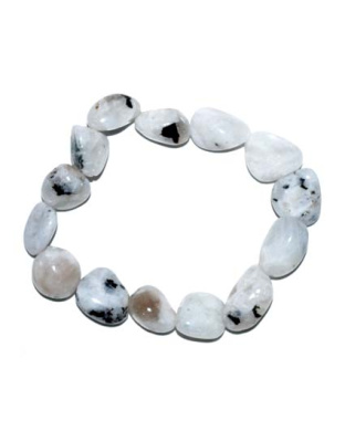 Rainbow Moonstone gemstone bracelet