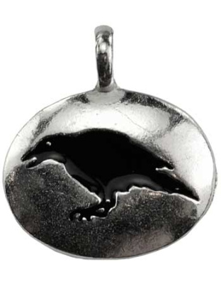 Raven totem amulet