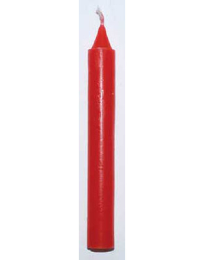 Red 6" Household Candle