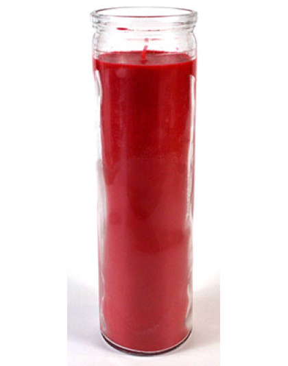 Red 7-day jar candle