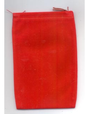 Red Velveteen Bag