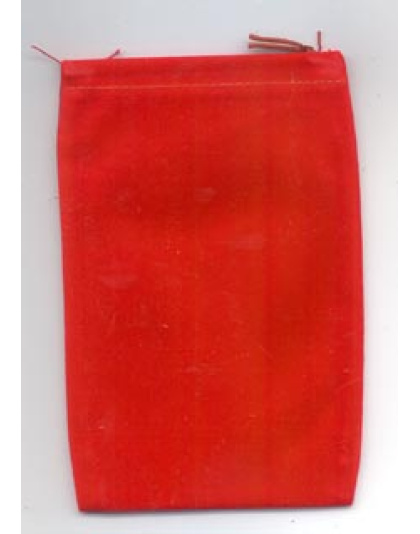 Red Velveteen Bag