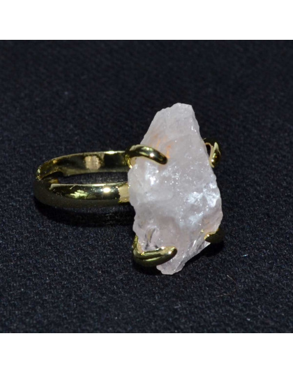 Rose Quartz adjustable ring