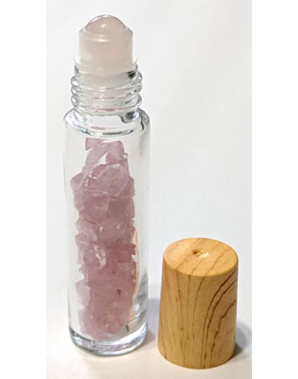 Rose quartz in roller bottle 10ml