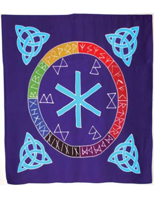 Rune Mother altar cloth or scarf 36" x 36"