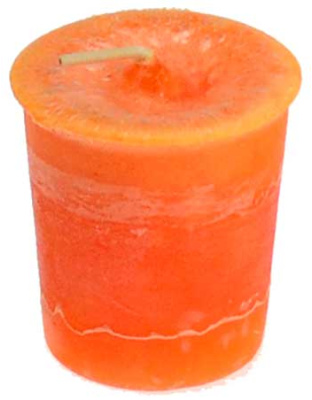 Sacral Chakra votive candle