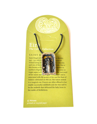 Saint Brigid pewter