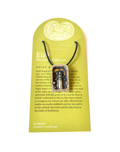 Saint Brigid pewter