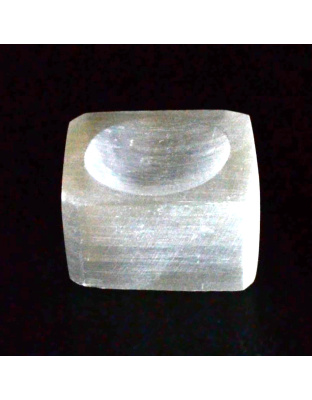 Selenite gazing ball stand, small