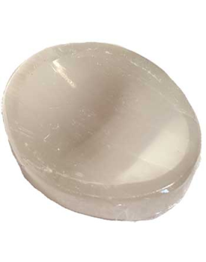 Selenite worry stone