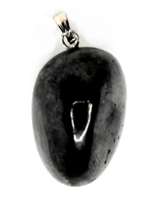 Shungite tumbled pendant
