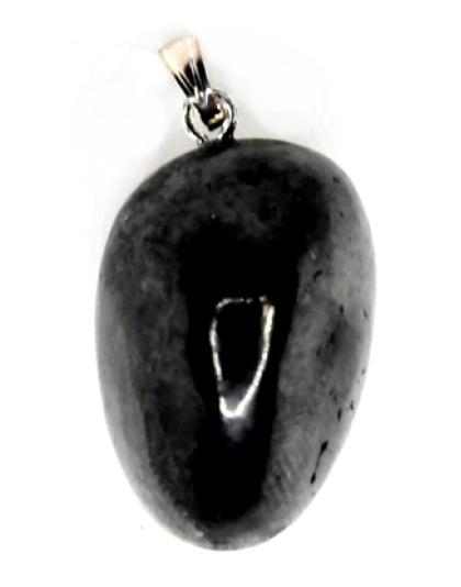 Shungite tumbled pendant