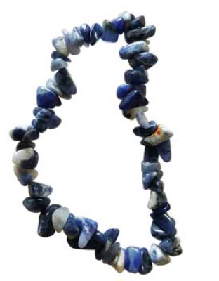 Sodalite chip bracelet
