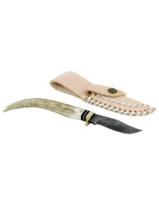 Stag Damascus athame