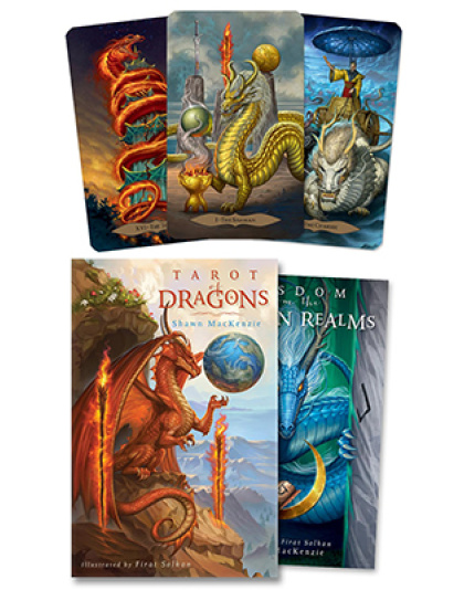 Tarot of Dragons (deck and book) by MacKenzie & Solhan