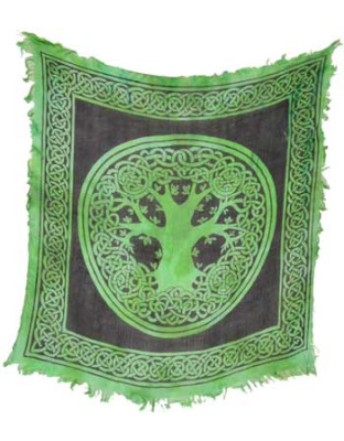 Tree of Life altar cloth 18" x 18"