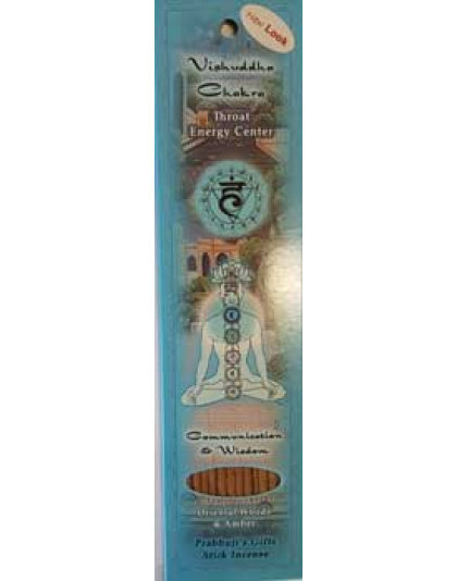 Vishuddha Chakra incense stick 10 pack