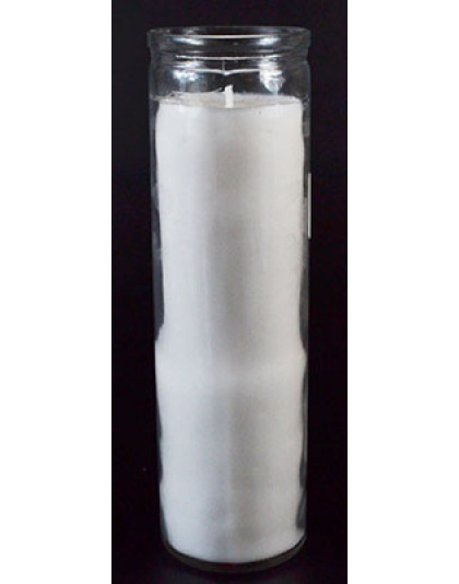 White 7-day jar candle