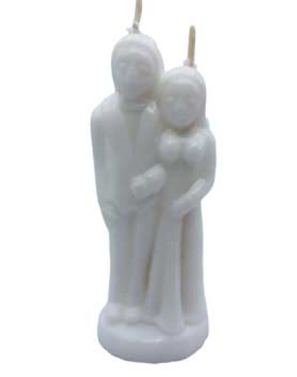White Marriage candle