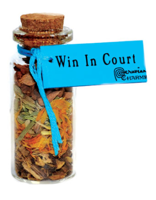 Win in Court pocket spellbottle