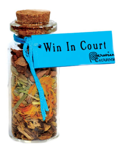 Win in Court pocket spellbottle