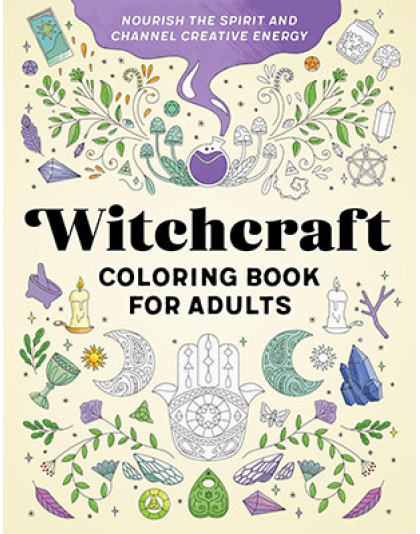 Witchcraft coloring book for Adults